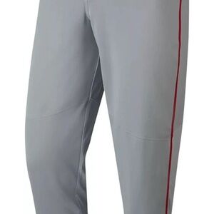 Nike Gray and Red Dress Pants‎ with Sporty Stripe